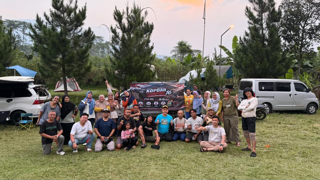 "Kopdar Camping ke-16" pada Sabtu hingga Minggu, 29–30 Agustus 2026